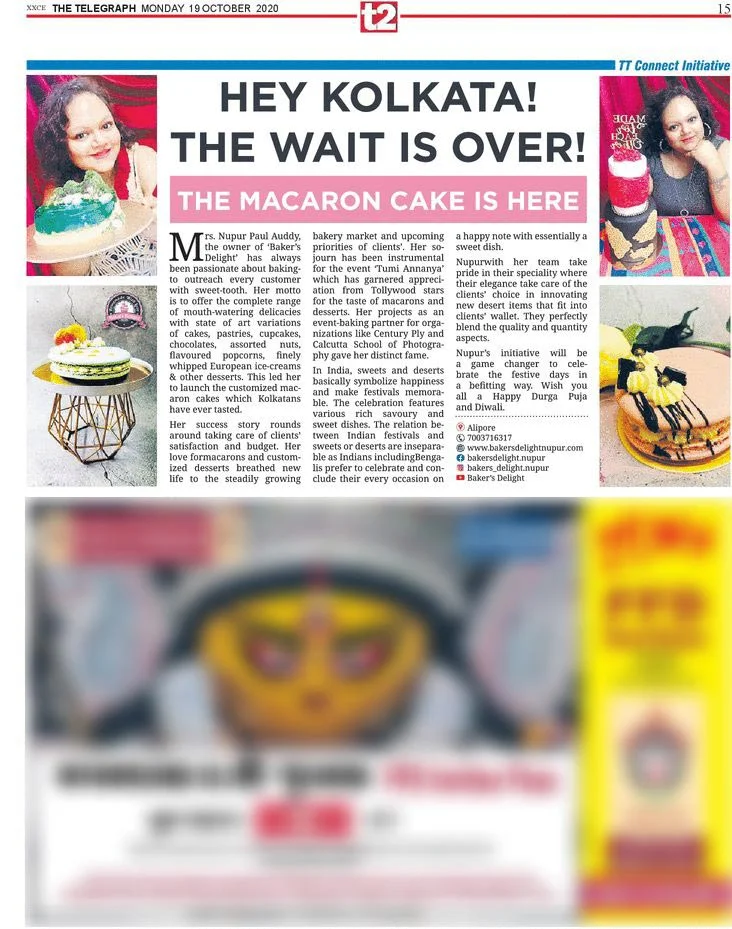 Baker’s Delight has come up with a half page article at The Telegraph T2.