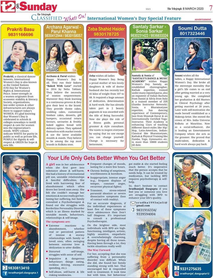 International Women's Day Special Feature on Telegraph t2 by We Make Us.