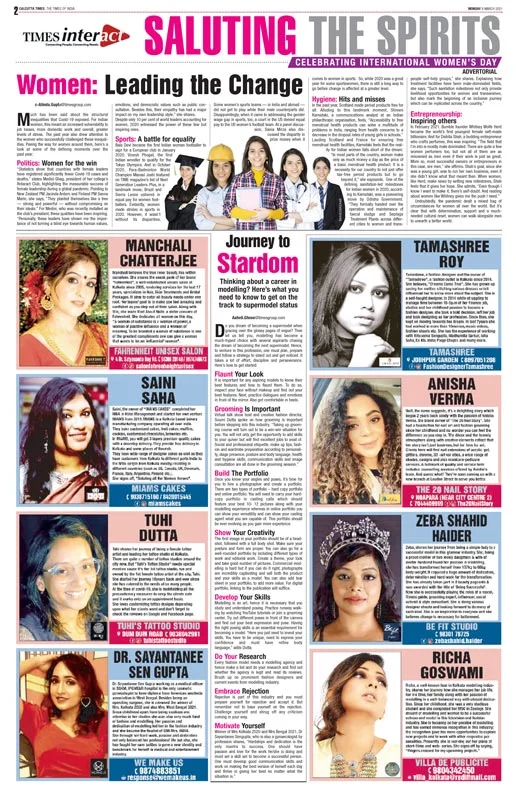 Saluting The Spirits is a special initiative of We Make and it has been published at Cal Times of Times Of India.