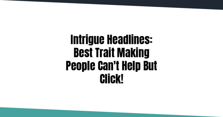 Advertisements with intrigue headlines gains readership
