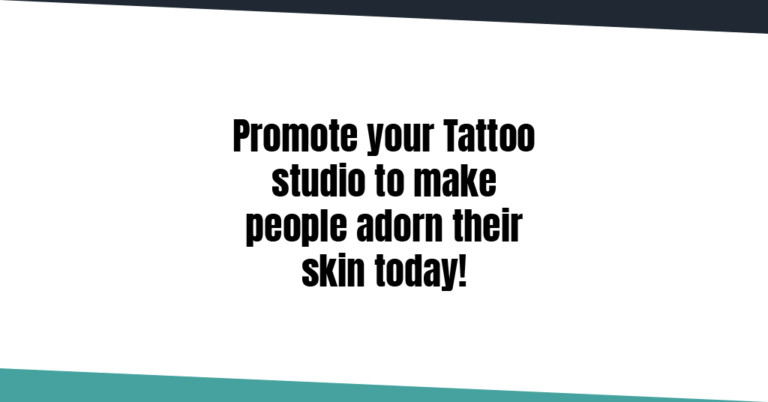 Featuring Tattoo Studio as an inevitable body art