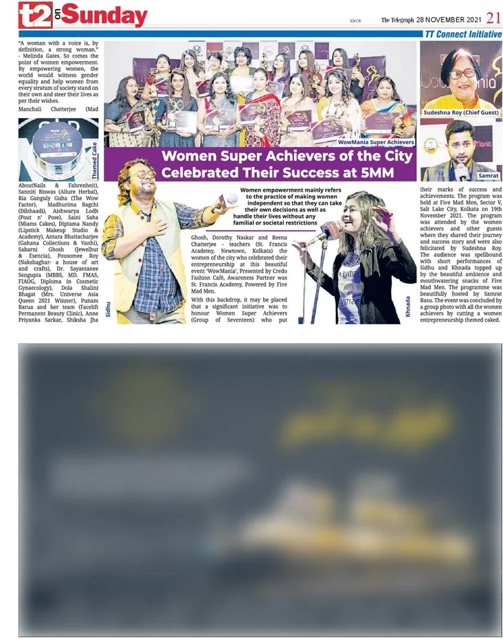 WowMania a, "TT Connect Initiative" celebrating Women's Entrepreneurship Day by We Make Us