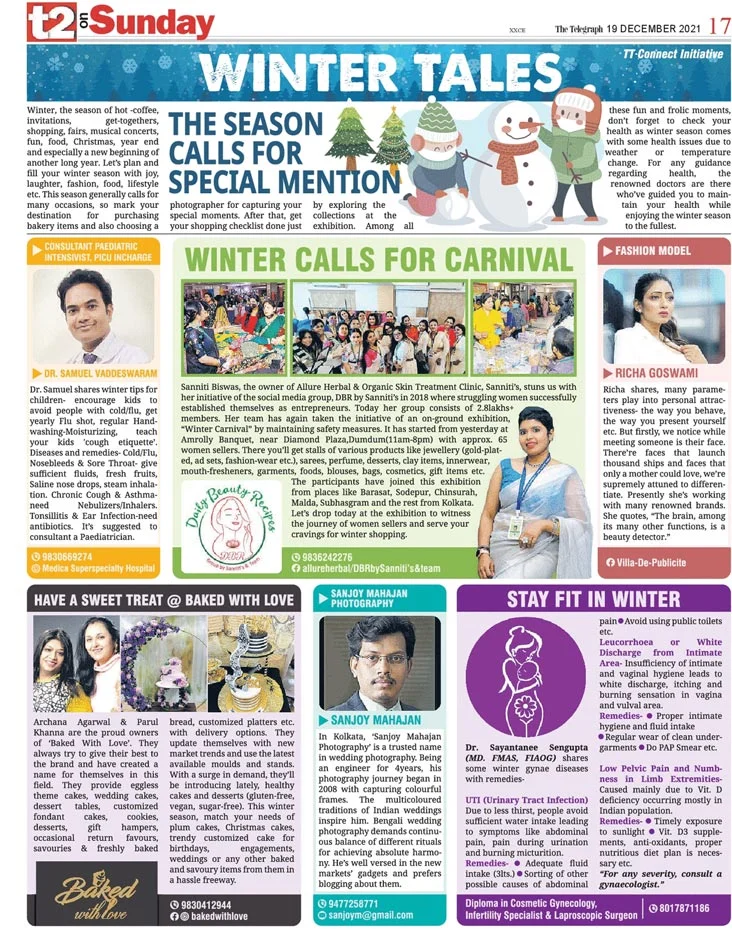 Winter Tale, a "Tt Connect Initiative" published in The Telegraph T2