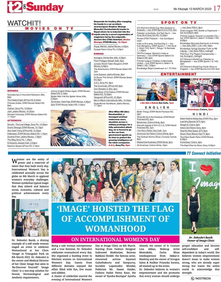 Dr Debashri Banik celebrated International Women's Day at her clinic 'Image'