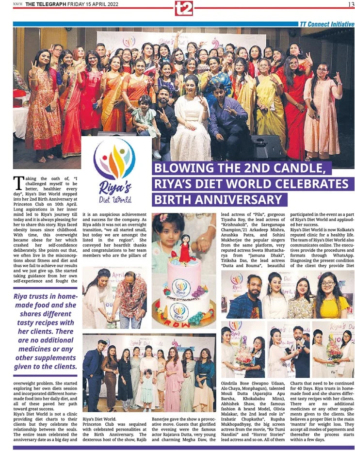 TT Connect - T2 - Riya's Diet World celebrated their second birthday at Princeton Club