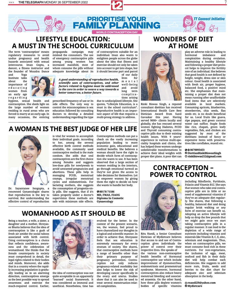 TT Connect Initiative - Family Planning in association with The Telegraph t2